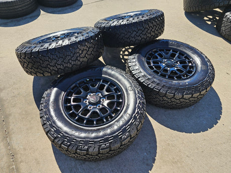 18" Toyota Tundra TSS T FORCE TRD OEM black wheels rims Sequoia GENERAL A/TX Texas Truck Tire