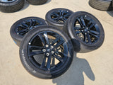 18" Ford Mustang GT OEM BLACK wheels rims PR3C-1007-BA tires 2024 2025 2026 NEW Texas Truck Tire