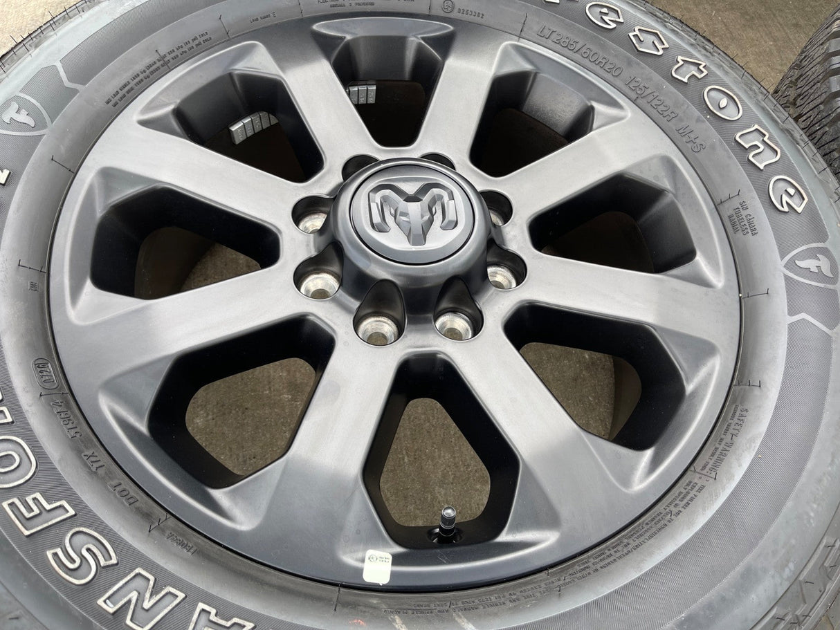 20" Dodge Ram 2500 3500 LARAMIE OEM 2700 wheels rims 2024 2025 2026 2027 NEW Texas Truck Tire