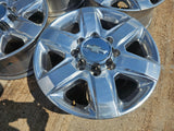 20" Chevy Silverado High Country 2500 3500 OEM 5962 wheels rims 2023 2024 2025 Texas Truck Tire