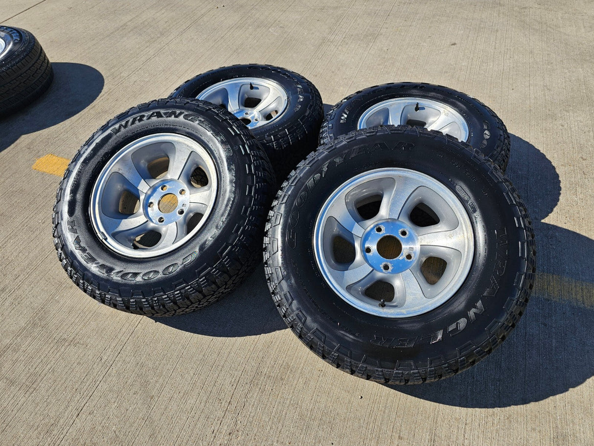 15" Chevy S10 Blazer Chevy wheels rims 5063 GMC NEW tires 5x120 5x4.75 2000 2004 Texas Truck Tire