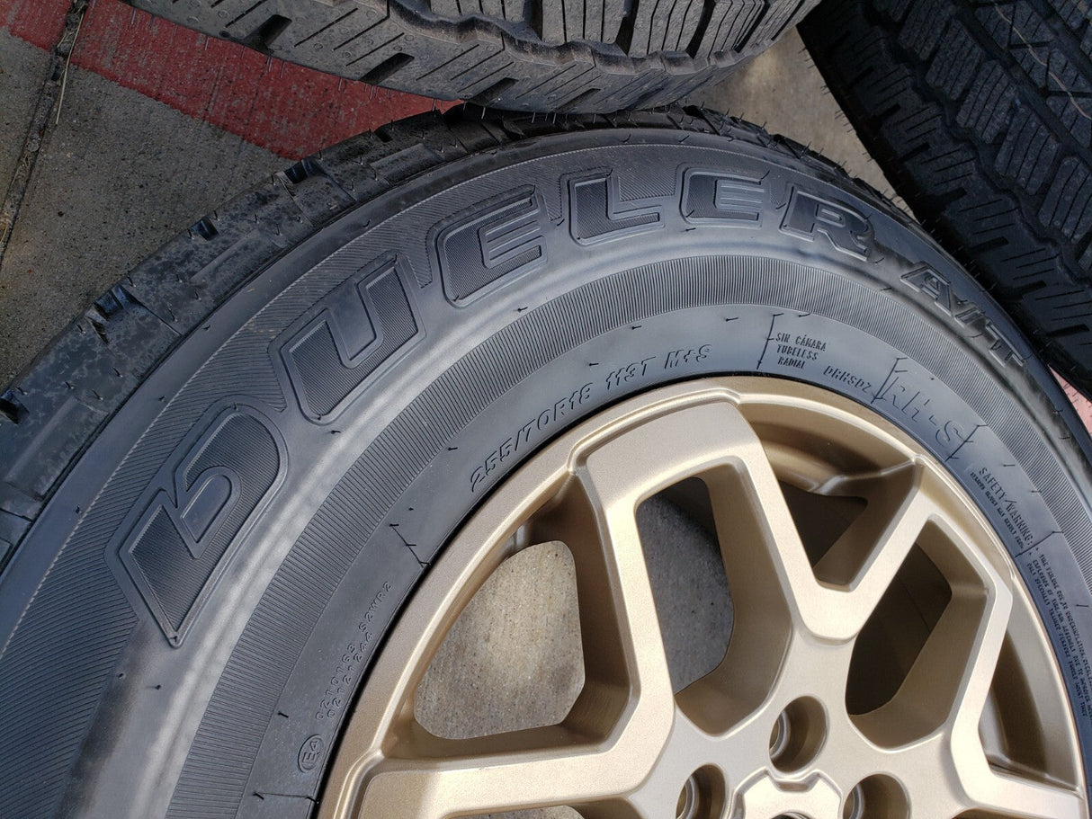 18" Ford Bronco BRONZE HERITAGE wheels rims tires 95213 Ranger tires NEW Texas Truck Tire