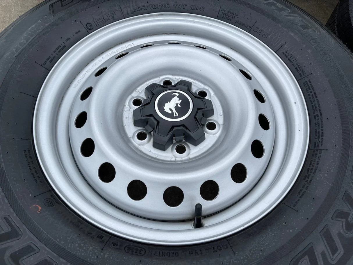 16" Ford Bronco steel wheels rims tires 10226 Ranger 2021 2022 2023 2024 2025 Texas Truck Tire