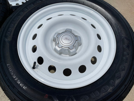17" Ford Maverick Bronco Sport WHITE rims wheels 10415 OEM NEW Texas Truck Tire