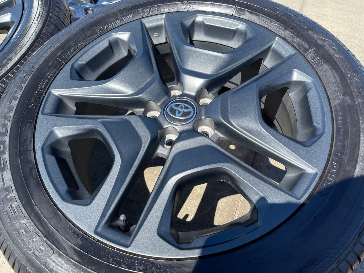 19" Toyota Rav4 Premium OEM wheels rims 75243 Highlander 2022 2023 2024 2025 Texas Truck Tire