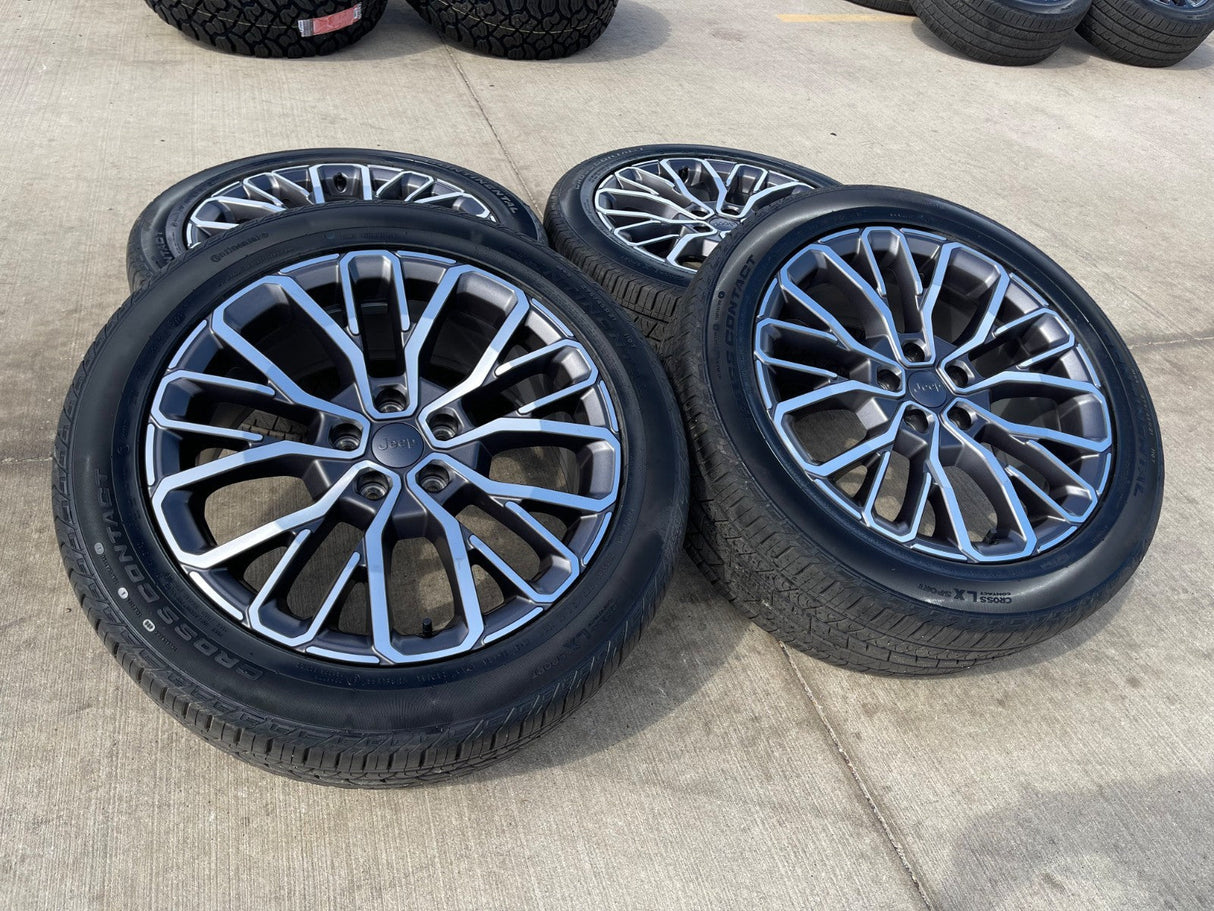21" Jeep Grand Cherokee L OEM wheels rims 9290 Durango CONTINENTAL NEW Texas Truck Tire