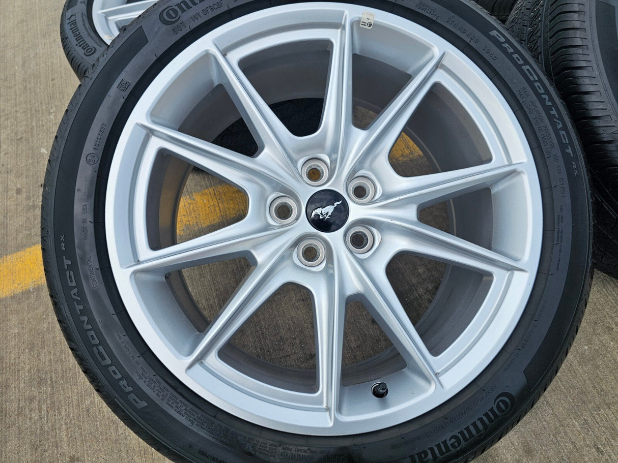 19" Ford Mustang Stealth GT OEM wheels rims 95759 tires 2022 2023 2024 2025 2026 Texas Truck Tire