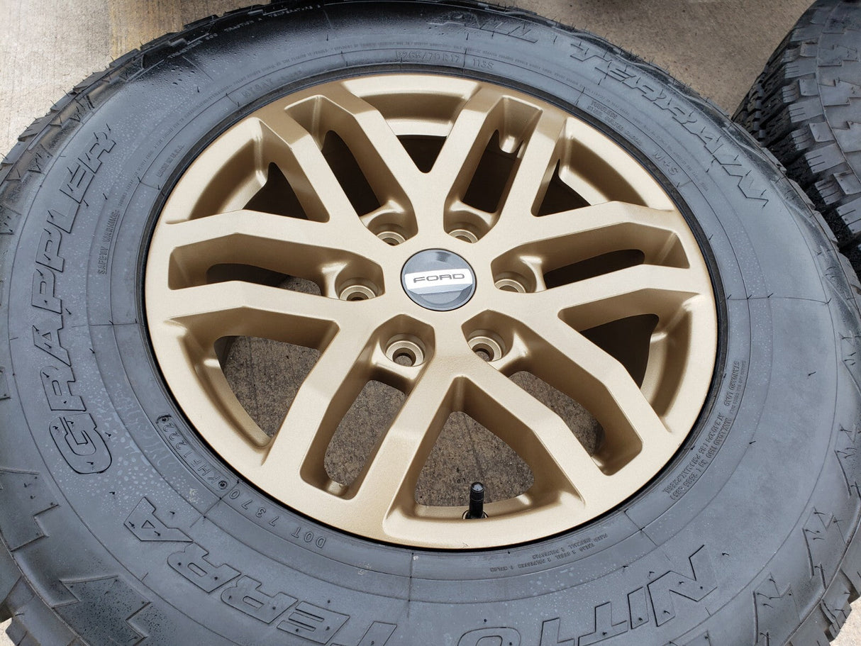 17" Ford Ranger Tremor OEM rims wheels 10431 BRONZE  2022 2023 2024 2025 Texas Truck Tire