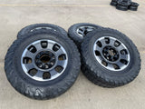 18" Ford F-250 F-350 OEM TREMOR rims wheels 10482 HANKOOK DYNAPRO M/T2 Texas Truck Tire