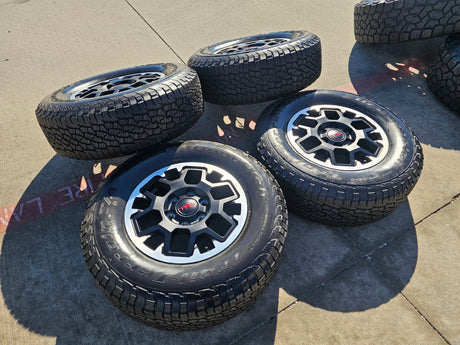 17" Toyota Tacoma 4Runner TRD OEM 10638 wheels rims 2024 2025 2026 BFG NEW Texas Truck Tire