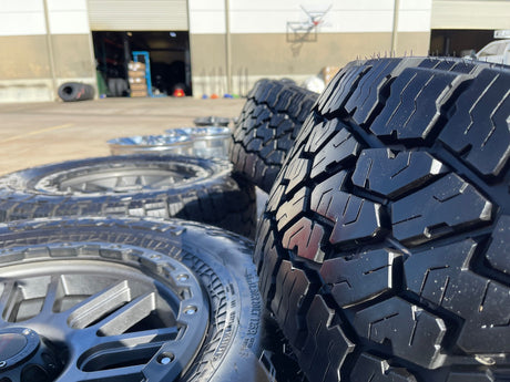 20" Ford F-150 ROUSH OEM Vision 111 Nemesis rims wheels Expedition FALKEN 35" Texas Truck Tire