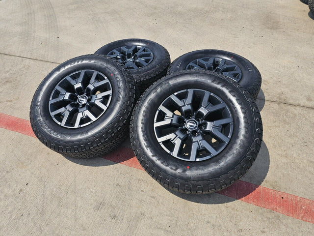 17" Nissan Frontier OEM Desert Runner 62832 wheels rims tires 2023 2024 2025 NEW Texas Truck Tire