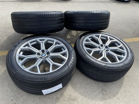 21" BMW X6 X7 OEM 86533 96409 Series 753 wheels rims tires BRIDGESTONE Texas Truck Tire