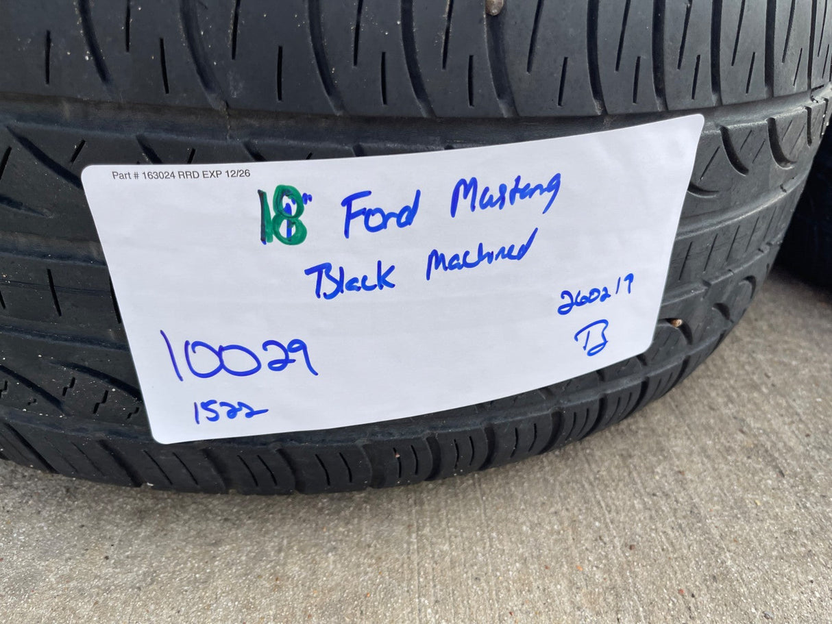 18" Ford Mustang GT OEM 10029 wheels rims 2017 2018 2022 2023 2024 2025 2026 Texas Truck Tire