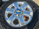 20" Chevy Silverado High Country 2500 3500 OEM 5962 wheels rims 2024 2025 NEW Texas Truck Tire
