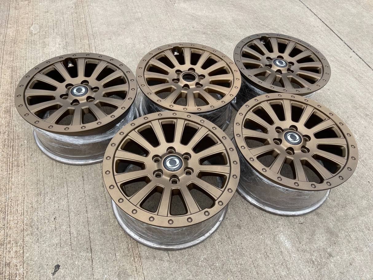 (5) 18" INEOS Grenadier OEM wheels rims Beadlock 2023 2024 2025 2026 NEW Texas Truck Tire