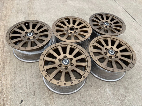 (5) 18" INEOS Grenadier OEM wheels rims Beadlock 2023 2024 2025 2026 NEW Texas Truck Tire