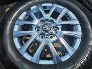 18" Toyota Tacoma LIMITED OEM chrome wheels rims 4260 4Runner 2025 MICHELIN NEW Texas Truck Tire