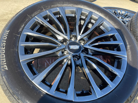 22" Cadillac Escalade V Platinum OEM 4883 95479 wheels rims 2023 2024 2025 2026 Texas Truck Tire