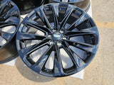 24" Cadillac Escalade V OEM ONYX wheel rim 2022 2023 2024 2025 2026 Texas Truck Tire