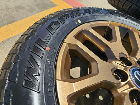 20" Toyota Tundra TSS TRD OEM wheels rims 95359 Sequoia bronze 2025 2026 NEW Texas Truck Tire