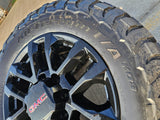 20" Chevy Silverado Trail Boss GMC AT4 2500 OEM 94030 wheels rims NEW BFG KO3 Texas Truck Tire