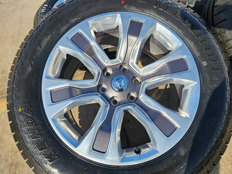 20" Dodge Ram 1500 OEM Laramie Long Horn 2678 2682 wheels rims NEW Kenda Texas Truck Tire