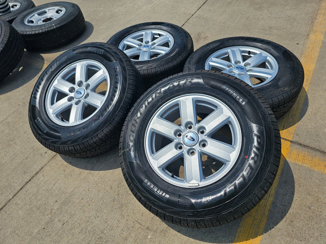 17" Ford F-150 Expedition OEM rims wheels 10339 tires 2024 2025 NEW PIRELLI A/T Texas Truck Tire