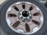 20" Ford F-250 F-350 OEM 10487 LIMITED KING RANCH tan wheels rims 2025 2026 NEW Texas Truck Tire