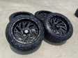22x12 XTREME FORCE XF- 8 Chevy Silverado Ford F-150 RAM wheels rims 6x139 6x135 Texas Truck Tire