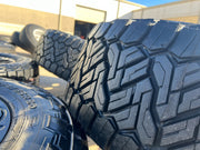 20" Ford F-250 F-350 OEM black TREMOR wheels rims 10299 10484 NEW NITRO A/T Texas Truck Tire