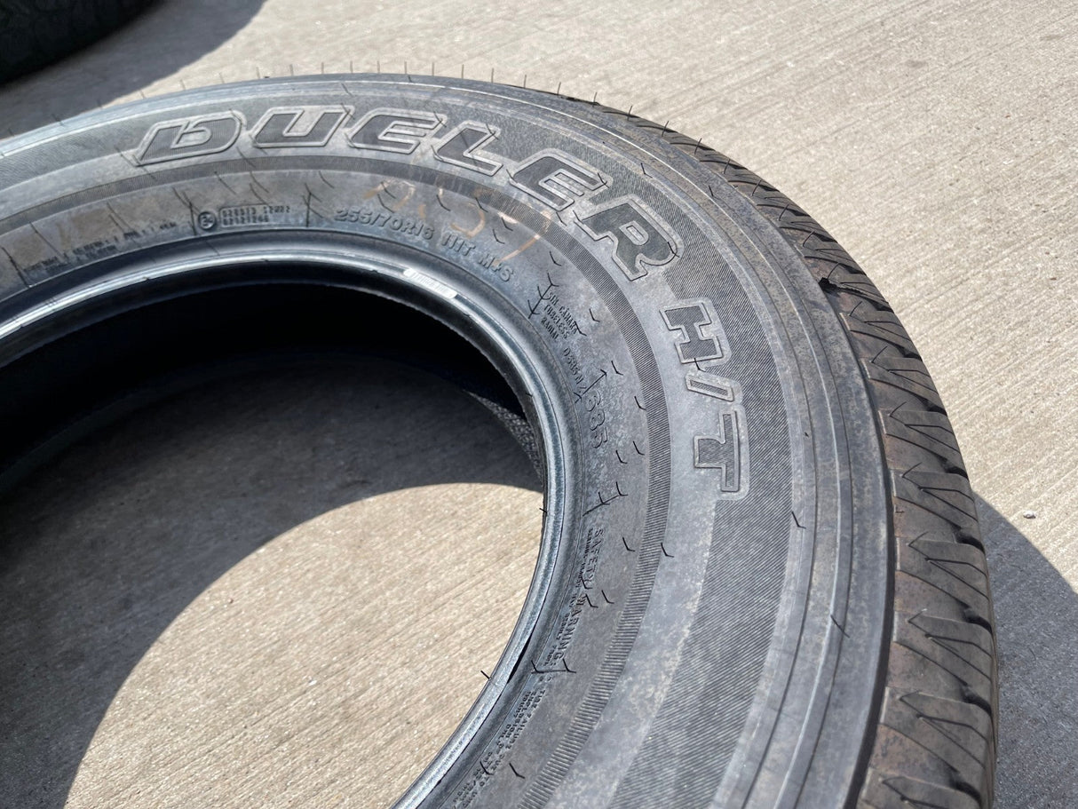 (5) 255/70/16 Bridgestone Dueler H/T tires Jeep Wrangler Bronco Colorado NEW Texas Truck Tire