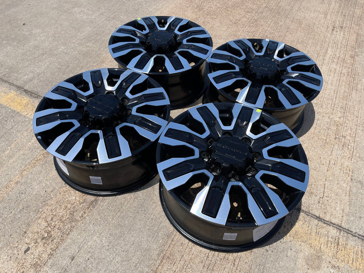 20" Chevy Silverado ULTIMATE 2500 3500 OEM 5958 14138 wheels rims 2024 2025 2026 Texas Truck Tire