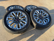 22" GMC Yukon Chevy Tahoe Escalade OEM 95486 wheels rims 2024 2025 2026 NEW Texas Truck Tire