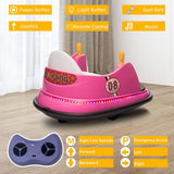 6V Electric Ride-On Bumper Car with Remote Control for Kids and Toddlers