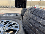 20" Nissan Titan XD OEM 62728 wheels rims tires CHROME DISCOUNTED Texas Truck Tire