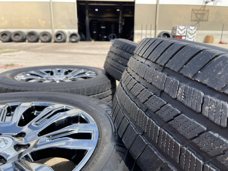 20" Nissan Titan XD OEM 62728 wheels rims tires CHROME DISCOUNTED Texas Truck Tire