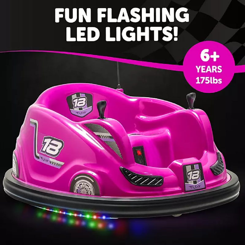 Flybar 12-Volt Battery Operated Electric Bumper Car (Various Shades)