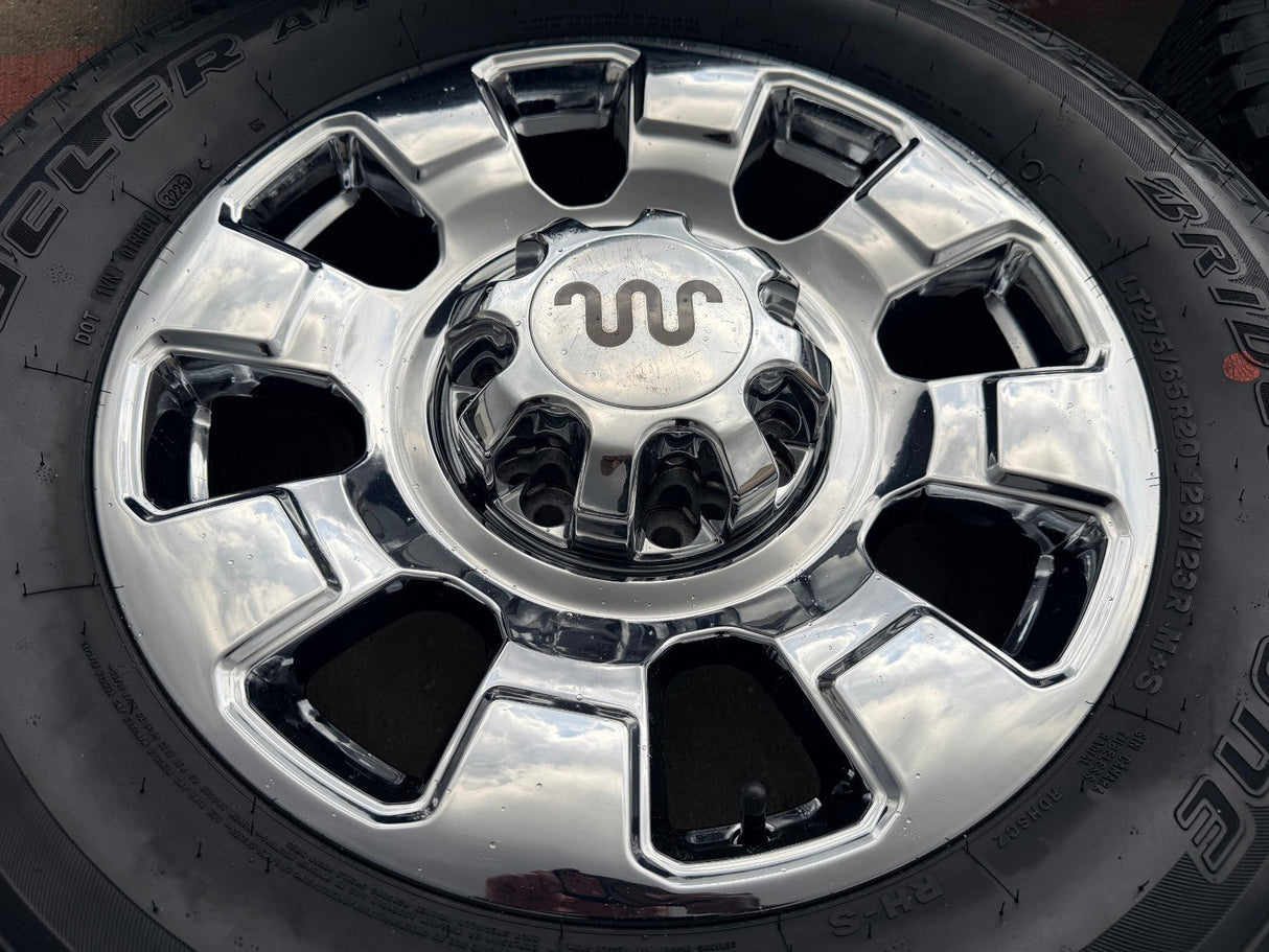 20" Ford F-250 F-350 OEM 10295 25085 10552 chrome Lariat KING RANCH wheels rims Texas Truck Tire