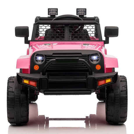12V Battery Powered Ride-On Truck for Kids with Parental Remote Control and Seat Belts