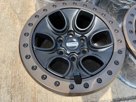 17" Ford F-150 Raptor OEM BEADLOCK rims wheels 10459 95210 BRONZE 2025 2026 NEW Texas Truck Tire