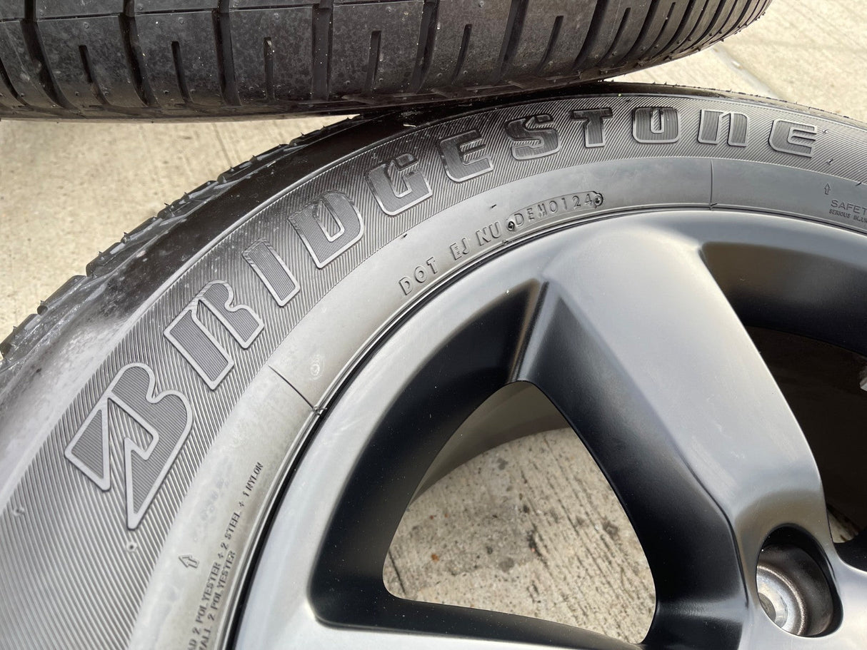 20" Dodge Ram 1500 OEM wheels rims 2495 black 5x139 tires BRIDGSETONE NEW Texas Truck Tire