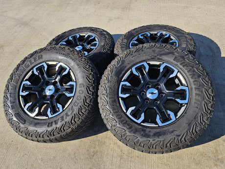 18" Chevy Silverado ZR2 Tahoe TRAIL BOSS Sierra OEM 95415 wheels rims GOODYEAR Texas Truck Tire