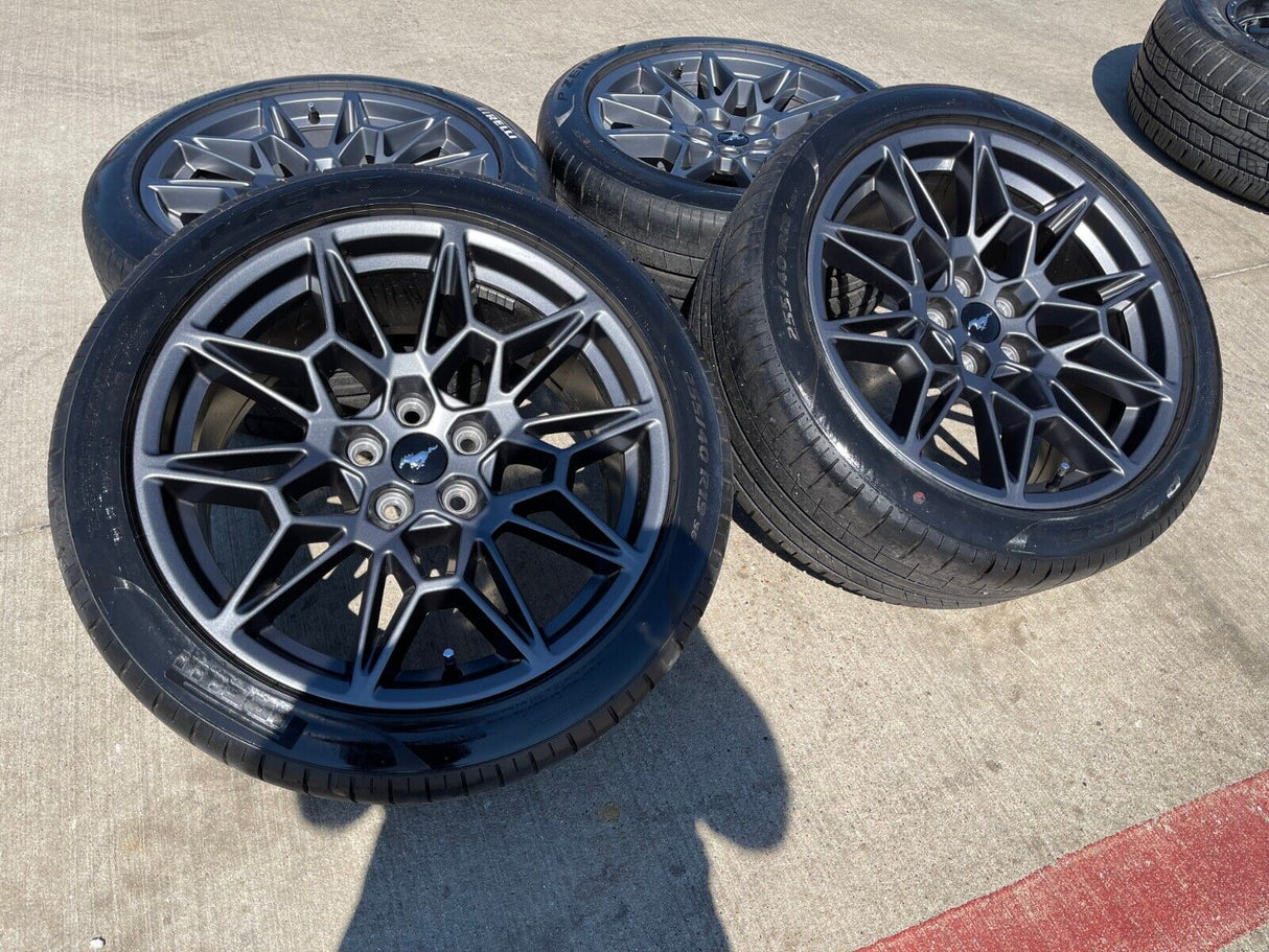19" Ford Mustang GT Performance Track Pack OEM wheels rims 2023 2024 2025 NEW Texas Truck Tire