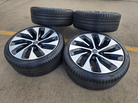21" Lucid Air Grand Touring OEM 95542 95543 wheels rims black tires NEW Texas Truck Tire