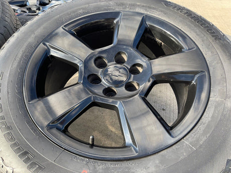 20" Chevy Silverado 1500 Tahoe Suburban OEM wheels rims 5652 tires GMC Texas Truck Tire