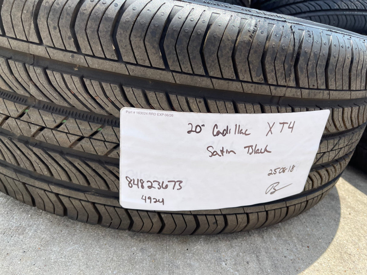 20" Cadillac XT4 OEM black wheels rims 2023 2024 2025 2026 NEW Texas Truck Tire