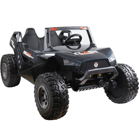 MotoTec Baja UTV 4x4 24v Carbon Fiber (2.4ghz Remote Control), Ride-On Vehicle