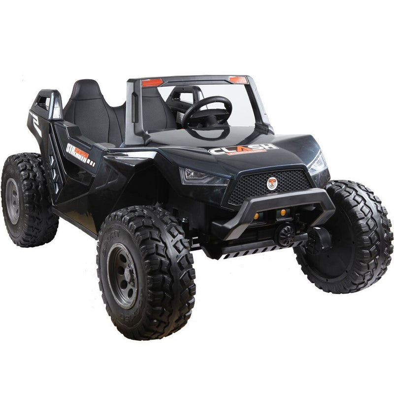 MotoTec Baja UTV 4x4 24v Carbon Fiber (2.4ghz Remote Control), Ride-On Vehicle
