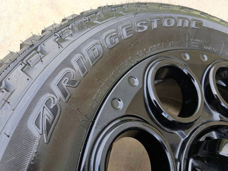 20" Ford F-250 F-350 OEM black LARIAT wheels rims 10299 tires BRIDGESTONE NEW Texas Truck Tire